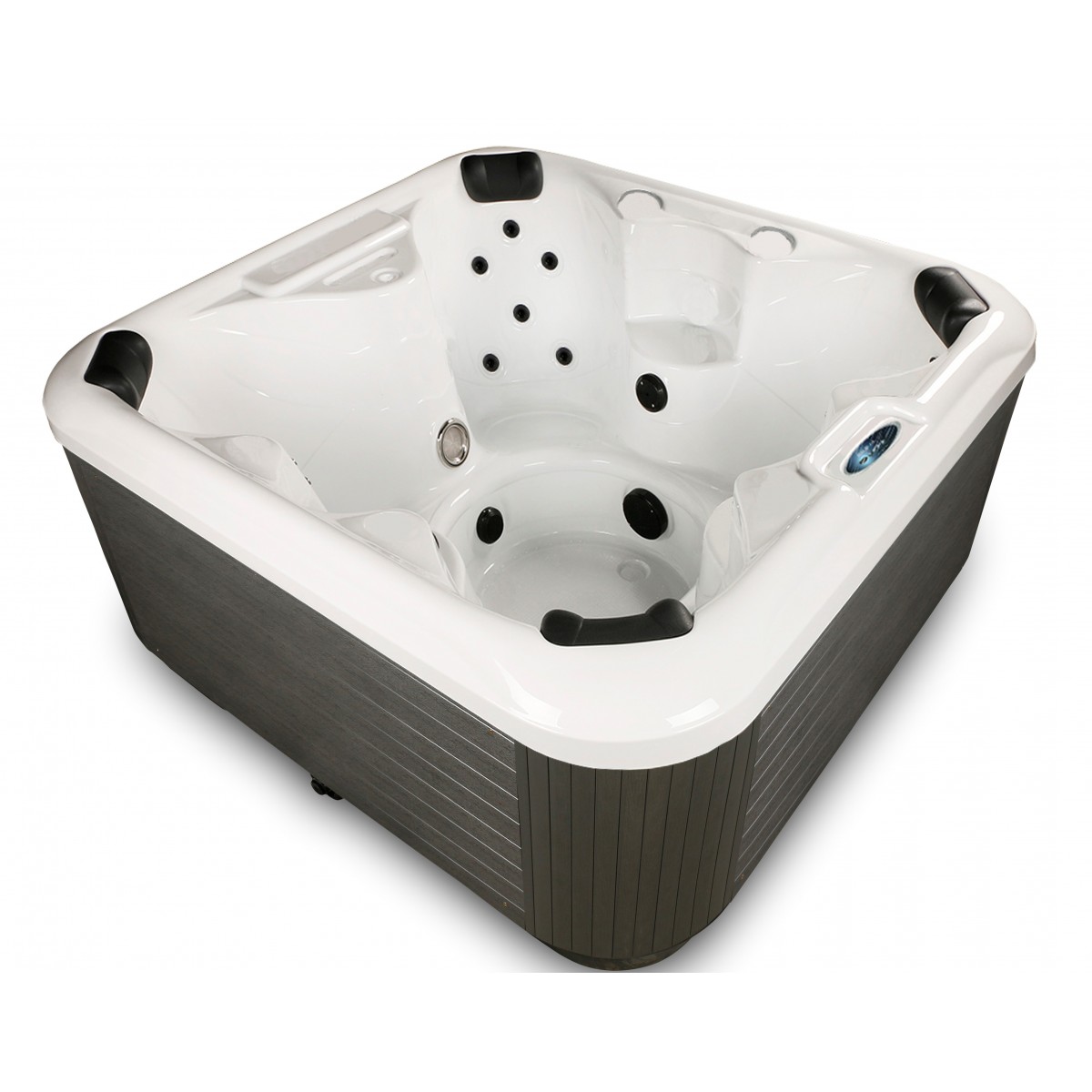 plug and play hot tub under